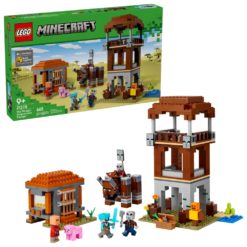 LEGO Minecraft 21278 Ryöstelijöiden etuvartioasema ja Tuhokylvyri