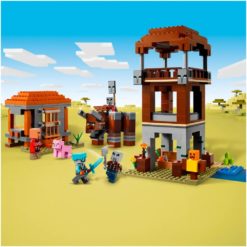 LEGO Minecraft 21278 Ryöstelijöiden etuvartioasema ja Tuhokylvyri