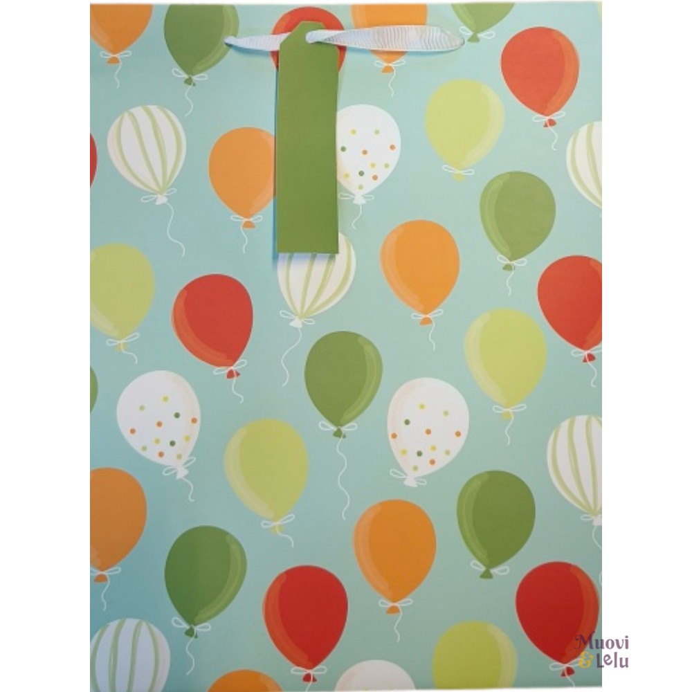 Lahjakassi 32,5 x 26 x 12,6 cm ilmapallo