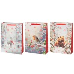 Lahjakassi joulu 31 x 42 x 12 cm metsän joulu erilaisia