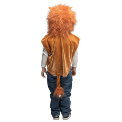 Lasten Poncho Leijona naamiaisasu 3-4V.