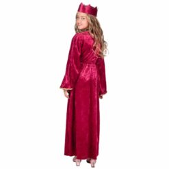 Alternative view of Lasten naamiaisasu Kuningatarmekko 10-12v