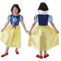 Lasten naamiaisasu Prinsessamekko Lumikki 116 cm