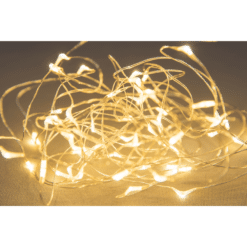 Led valoketju 60 Led paristo lämmin valkoinen