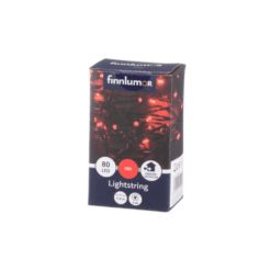 Led valoketju 80 led punainen