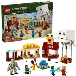 Lego Minecraft 21273 Hornanhenki-kuumailmapallon hyökkäys kylään