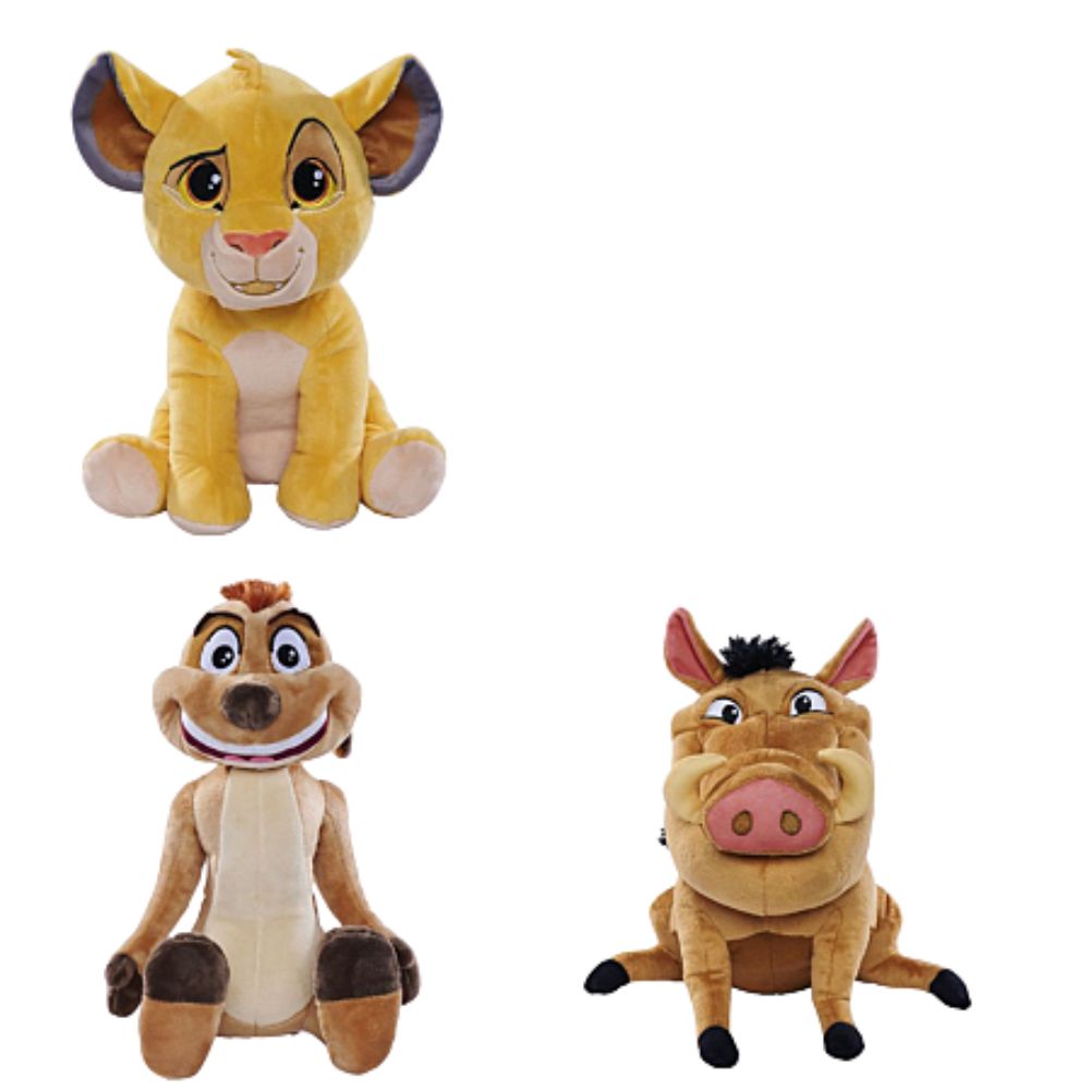 Disney Leijonakuningas Pehmo 25 cm – Simba, Timon tai Pumba (lajitelma) erilaisia