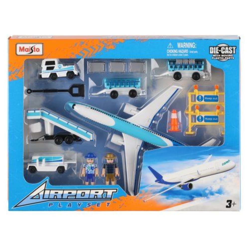 Lentokenttä-leikkisetti Maisto erilaisia