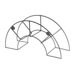 Letkuteline iso musta 48x15x24 cm Tarmo