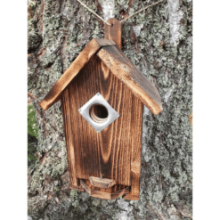 Alternative view of Linnunpönttö Ø28 mm puinen poltettu