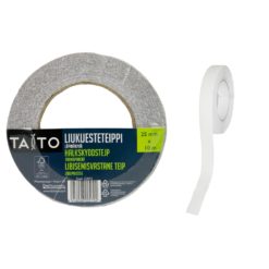 Liukuesteteippi 10 m läpinäkyvä