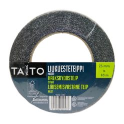 Liukuesteteippi 10 m musta