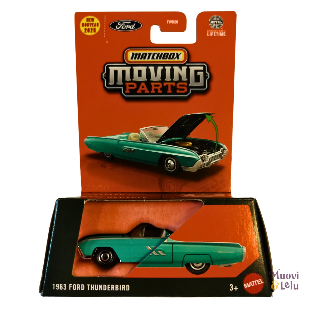 Matchbox auto moving parts erilaisia