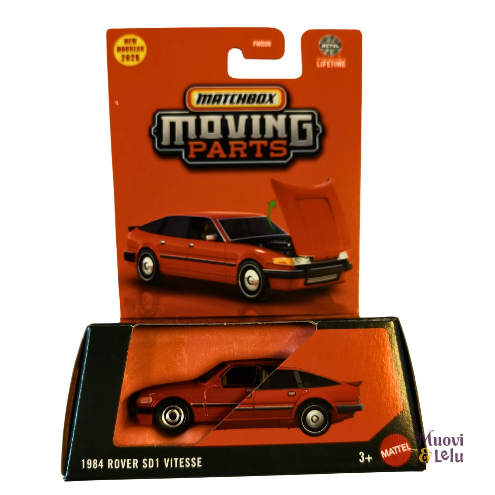 Matchbox auto moving parts erilaisia