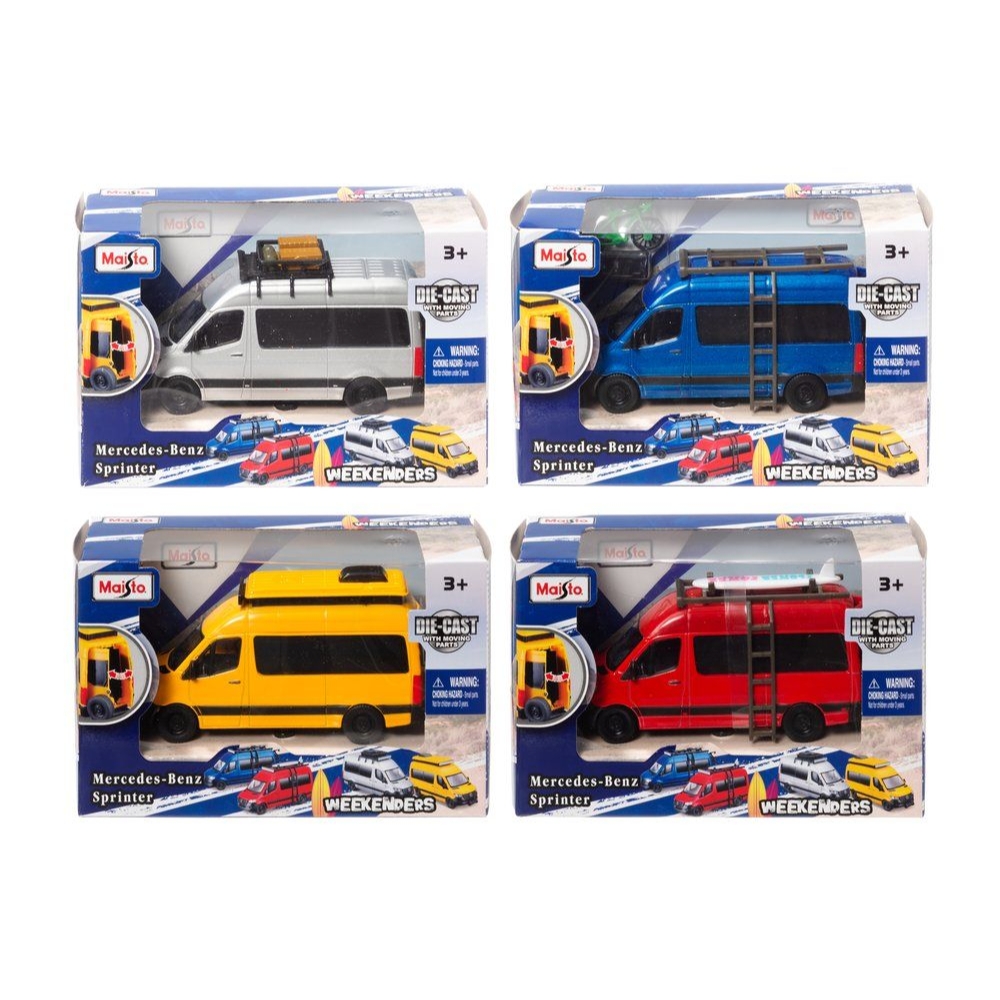 Matkailuauto Mercedes-Benz Sprinter Maisto erilaisia