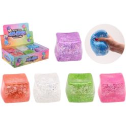 Puristelulelu Kuutio Jätti Glitter Erivärisiä