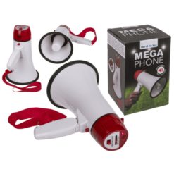 Megafoni 2 eri toimintoa