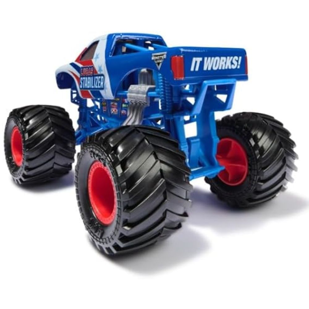 Monster Jam Lucas Stabilizer Pickup – Series 24 (1:24 Die-Cast) - Image 3