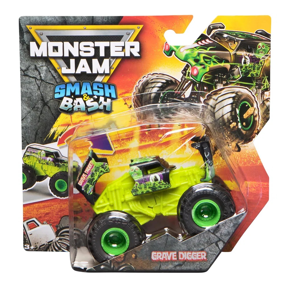 Monster Jam 1:64 Smash Grave Digger