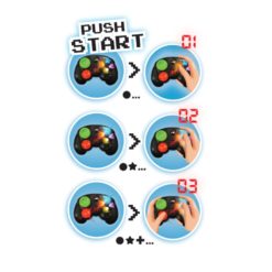 Muistipeli Gamepad Buki valot ja äänet