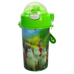 Muumi juomapullo 3D muumiperhe metsässä vihreä