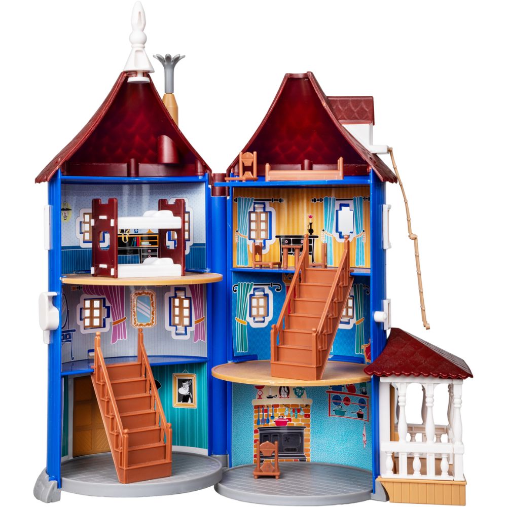 Muumitalo 40 cm avattava + huonekaluja & hahmo