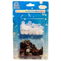 Nappilajitelma 200 kpl erivärisiä