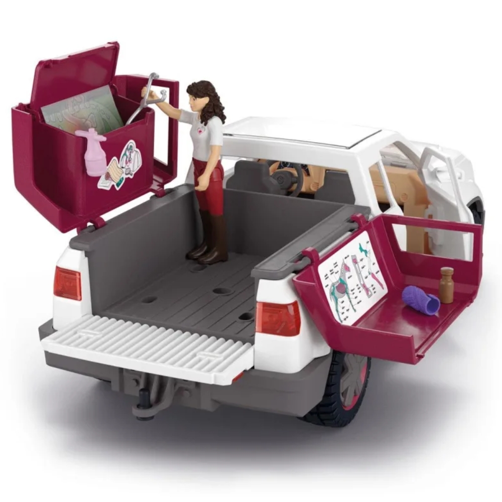 Schleich eläinlääkäriauto ja vaunu 42704 - Image 2