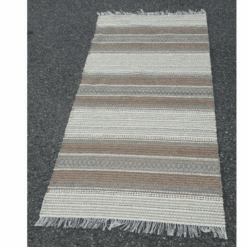 Alternative view of Muovipuuvillamatto 133 x 200 cm beige Ruska