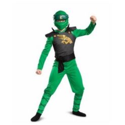 Ninjago naamiaisasu vihreä Loyd 4-6v.
