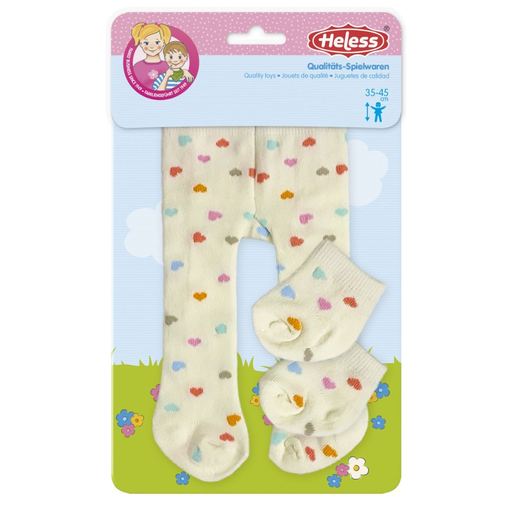 Nuken sukkahousut sydänkuvio Heless