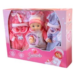 Nukke 30 cm Jasmin puhuva & vaihtoasut