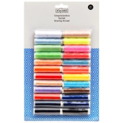 Ompelulanka 24 rullaa 50 m värilajitelma