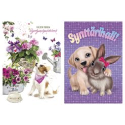 koira ja kukat tai koiranpentu ja pupu