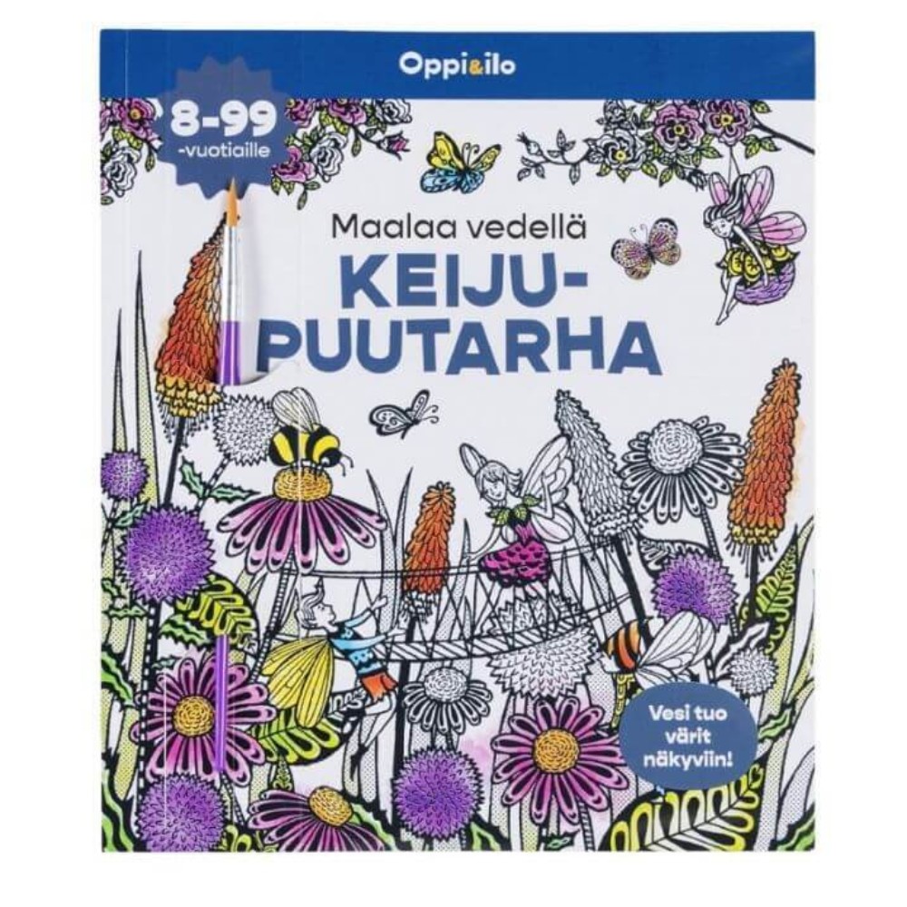 Oppi & Ilo Maalaa vedellä keijupuutarha