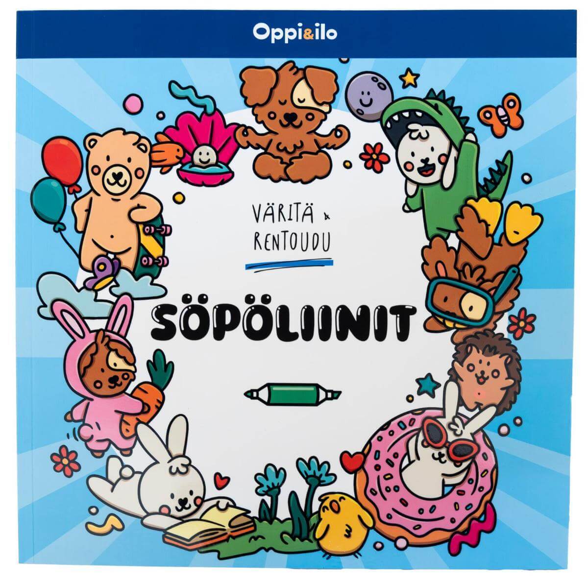Oppi ja ilo söpöliinit värityskirja