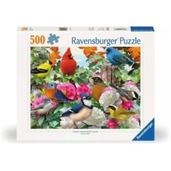 Palapeli 500 palaa Puutarhan linnut Ravensburger