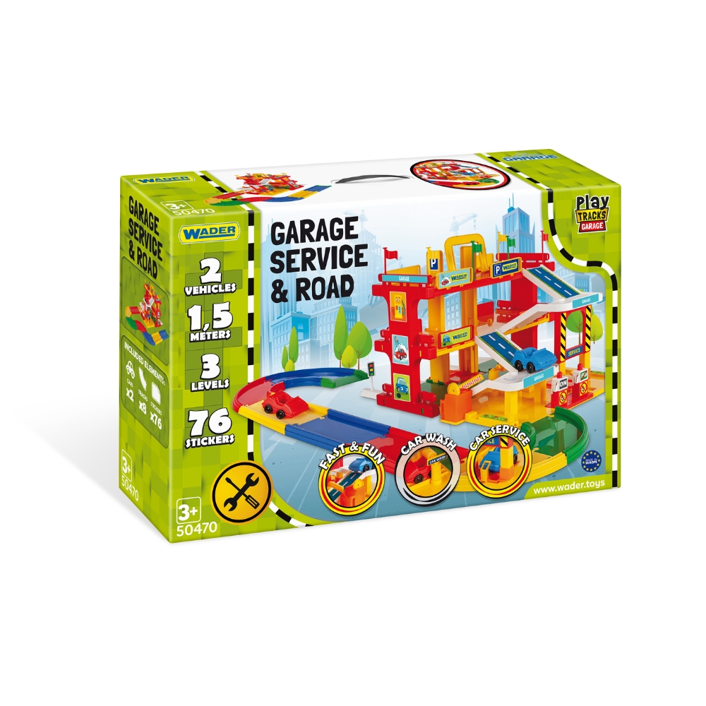 Parkkitalo Wader + tiepalat ja 2 autoa