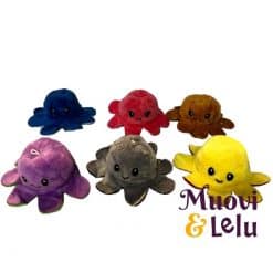 Alternative view of Kääntöpehmolelu tunne mustekala 10 cm erivärisiä