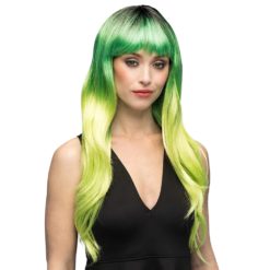 Peruukki Mystic vihreä liukuväri Boland