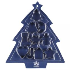 Piparkakkumuotit 10 kpl – Jouluteemaiset, kuusenmuotoisessa rasiassa Winteria