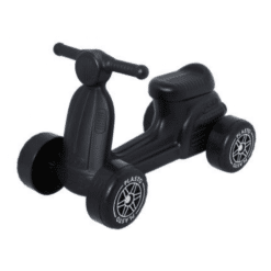 Plasto potkuskootteri musta