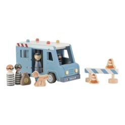 Poliisiauto ja 4 hahmoa Little Dutch