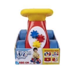 Alternative view of Potkumopo Fidget time ride on red