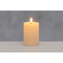 Pöytäkynttilä 3D sulapinta uritettu