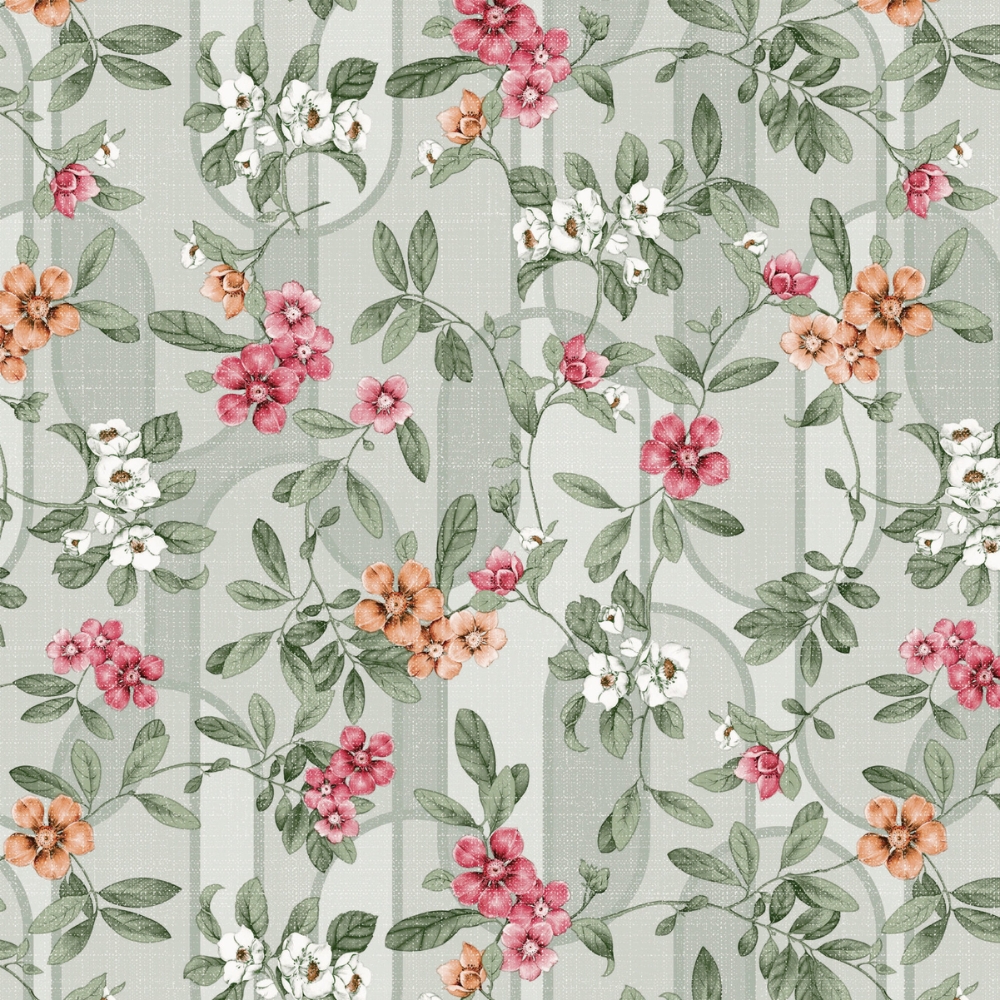 Pyöreä vahakangas 140 cm Huvilaköynnös