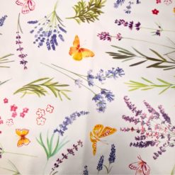 Pyöreä vahakangas 140 cm kesäkukka