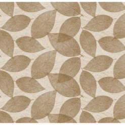 Pyöreä vahakangas 140 cm ruskeat lehdet