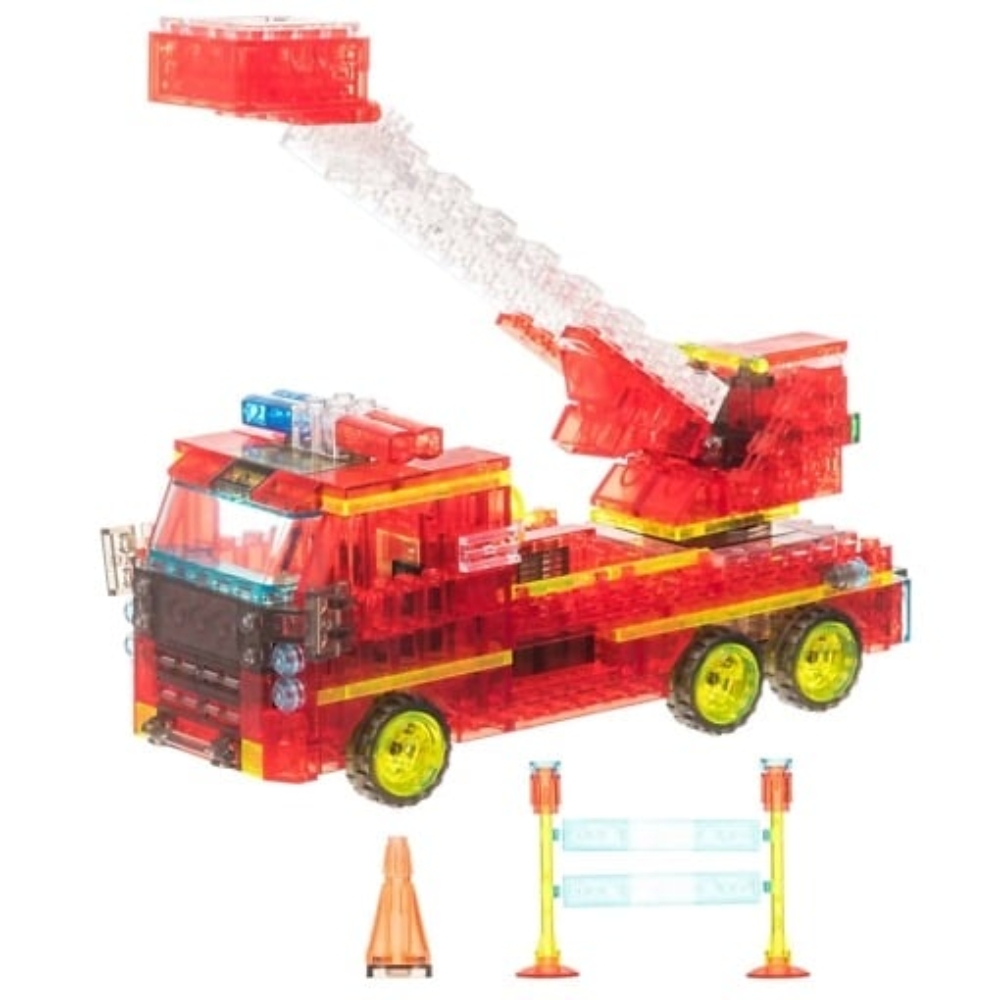 Rakennuspalikat paloauto 318 kpl rakennussarja