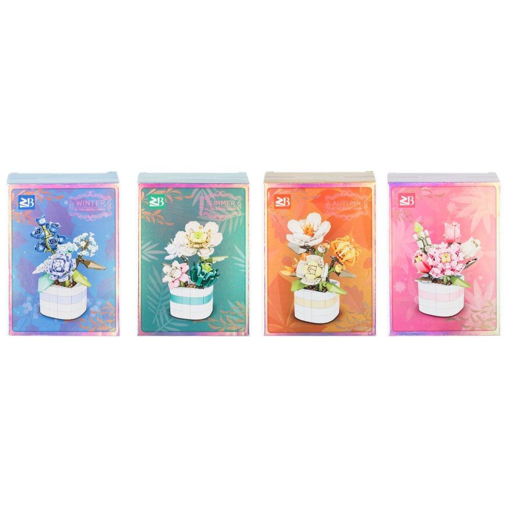 Rakennuspalikka Kukat Erilaisia